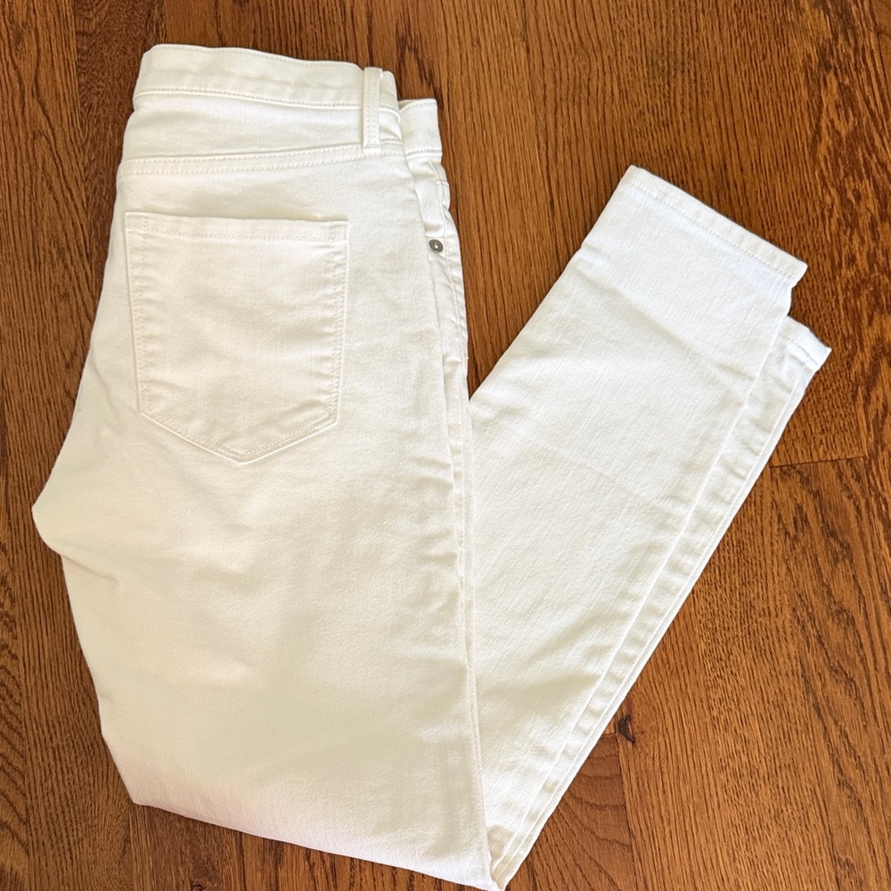 Banana Republic White Skinny Jeans